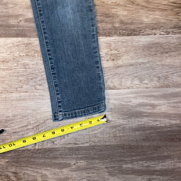 Blue Asphalt Skinny Jeans Women's Size 11 Short Blue Low Rise Dark Wash (O) - Picture 5 of 10